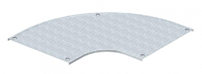 Крышка угловой секции 90°, B=400 мм, FS (DFB 90 400 FS)