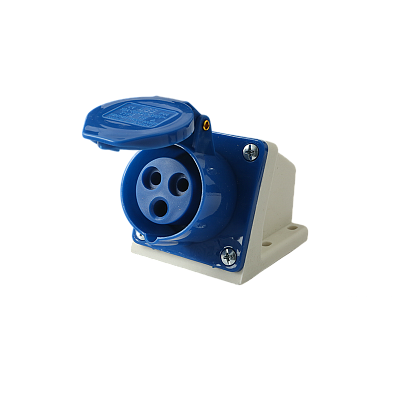 Розетка стационарная для наружной установки PPC 113 2Р+РЕ 16А 220В IP44 Jazzway
