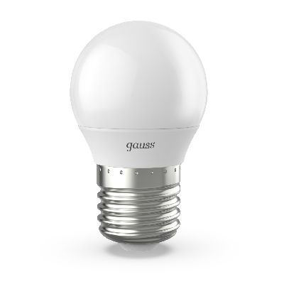 Лампа светодиодная LED 6.5 Вт 550 Лм 4100К белая Е27 Шар Black Gauss