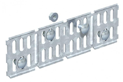 Соединитель, продольный/угловой, L=200, сталь, FS (RWVL 60 FS)