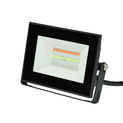 Прожектор светодиодный IP65 200-240 В мультиколор пульт ДУ в/к черный корпус ULF-F60-20W/RGB