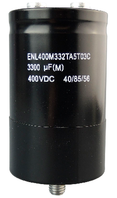 Конденсатор электролитический силовой 400V 3300uF (400В 3300мкФ) 85C