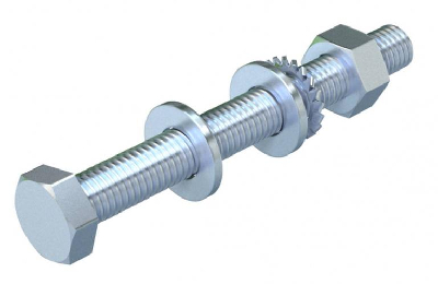 Комплект крепежный SKS 10X90 F, сталь, F (SKS 10X90 F)