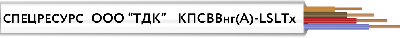 Кабель КПСВВнг(A)-LSLTx 1х2х1