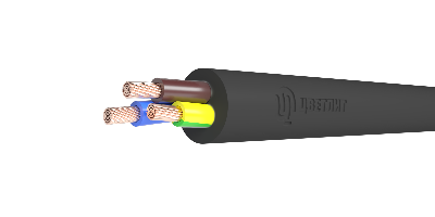 Провод  ПВСнг(А)-LS 2х2,5+1х2,5 Ч (100 м) ТРТС