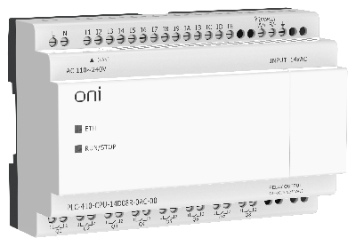ПЛК 410 Модуль ЦПУ 14 DI 8 RO 220В AC с Ethernet портом без экрана ONI