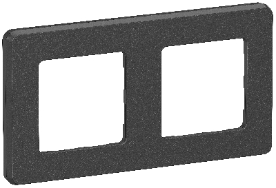 IEKINSPIRIA Рамка 2-местная 6739431 антрацит IEK