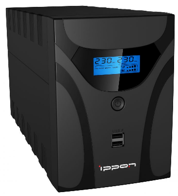 Источник бесперебойного питания Line-interactive Smart Power Pro II 2200 ВА/1200 Вт фазы 1/1, Tower, 4хC13, RS232 и USB type B, c АКБ