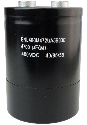 Конденсатор электролитический силовой 400V 4700uF (400В 4700мкФ) 85C