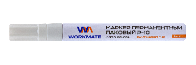 Маркер-краска цвет белый, ширина линии 2-4 мм