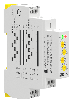Реле циклическое TC реверсивное 2 контакта 12-240В AC/DC AC IEK