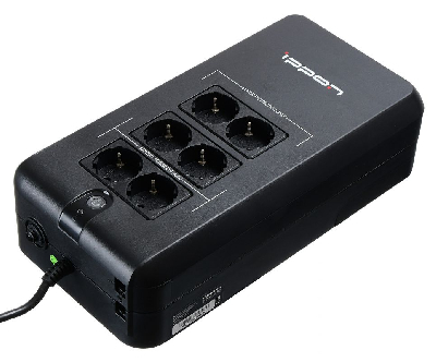 Источник бесперебойного питания Offline Back Verso 800 ВА/420 Вт фазы 1/1, Tower 6хSchuko, c АКБ