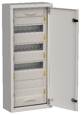 TITAN 5 Корпус металлический ЩРн-48 (1х48) 710х310х140мм IP31 серый (одна дверь) IEK