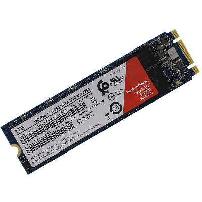 Накопитель SSD М.2 2280 500ГБ, WD Red, PCIe x4, NVMe, 3D TLC NAND, 3430/2600 МБ/с