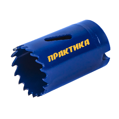 Коронка биметаллическая, 32 мм, 1шт, клипса