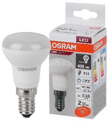 Лампа светодиодная LED 5 Вт E14 6500К 400Лм гриб 220 В (замена 40Вт) OSRAM