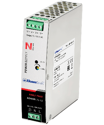 Источник питания на DIN рейку  AC/DC 75,6W вход 100-240V,выход 12V 6,3A AD
