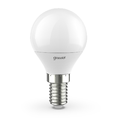 Лампа светодиодная LED 9.5 Вт 890 лм 3000К шар P45 теплый E14 AC 220В Black