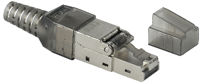 Разъём RJ-45 FTP для кабеля кат.6 полевая заделка