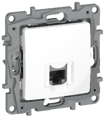 IEKETIKA Розетка компьютерная RJ45 категория 5Е UTP 6722411 белый IEK