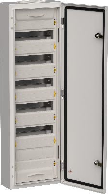 TITAN 5 Корпус металлический ЩРн-72 (1х72) 960х310х140мм IP54 серый (одна дверь) IEK